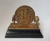 Liverpool Pageant 1907: desk weight (reverse)