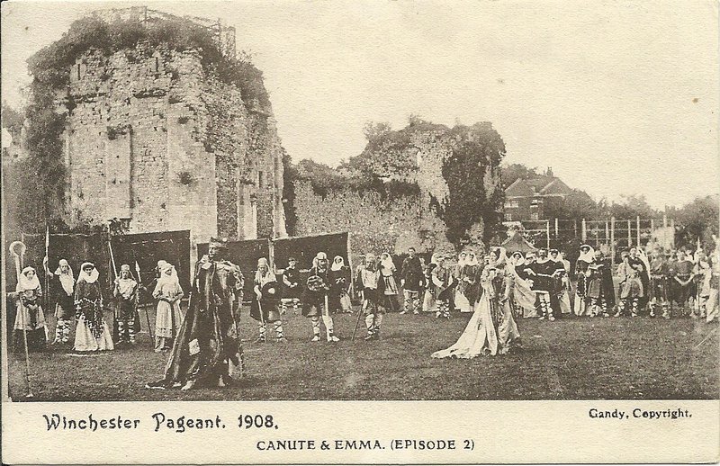 Canute and Emma in the Winchester National Pageant 1908
