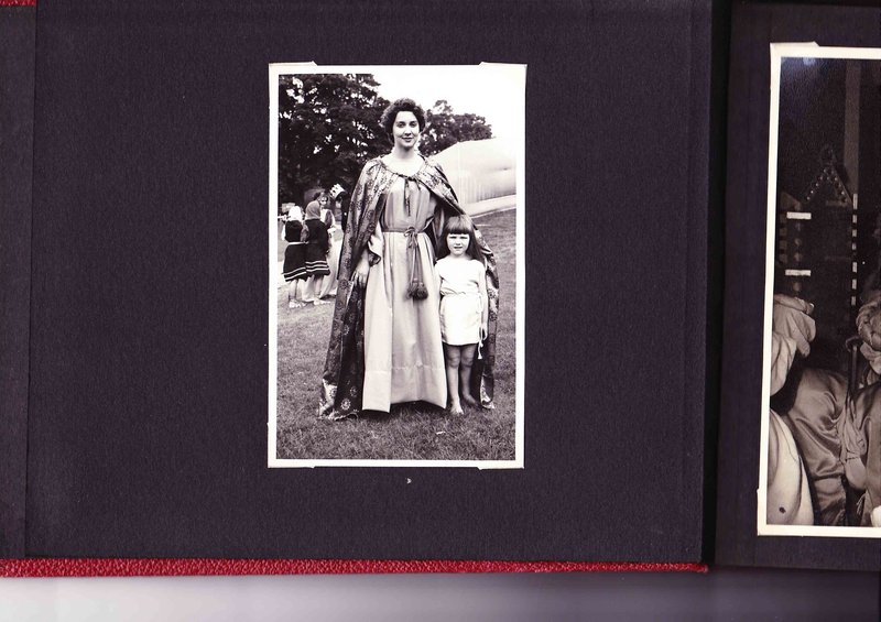Janet Downton in the Bury St Edmunds Magna Carta Pageant 1959