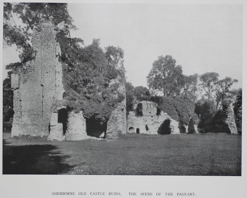 Sherborne old castle ruins